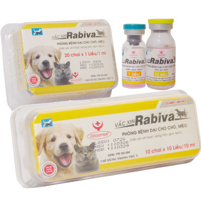 Vắc xin Dại chó mèo Rabiva