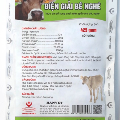 ĐIỆN GIẢI BÊ NGHÉ