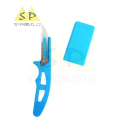Dao thiến heo con cán xanh Type 12