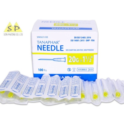Kim tiêm đốc nhựa Tanaphar 18G