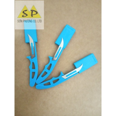 Dao thiến heo con cán xanh Type 12