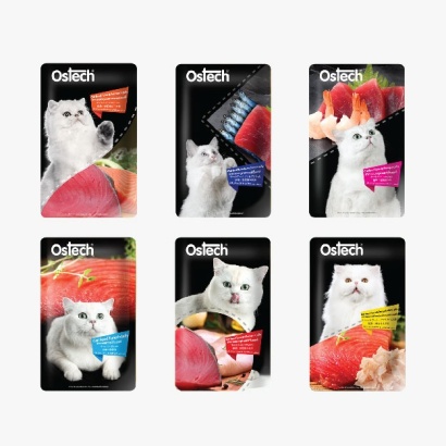 OSTECH CAT FOOD BLACK LABEL 80G