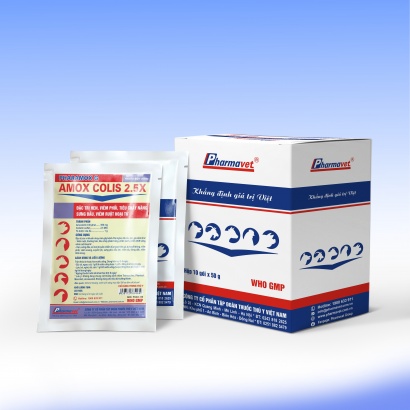 PHARAMOX G (AMOX COLIS 2.5X)