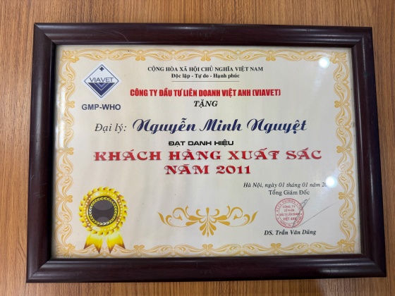 Khách hàng xuất sắc năm 2011 - VIAVET