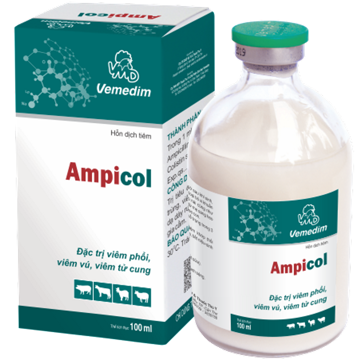 Ampicol (tiêm)