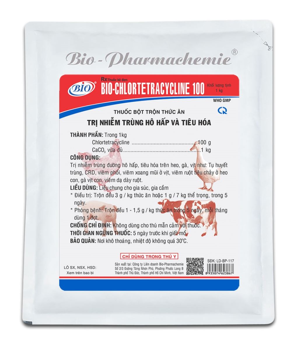 BIO-CHLORTETRACYCLINE 100